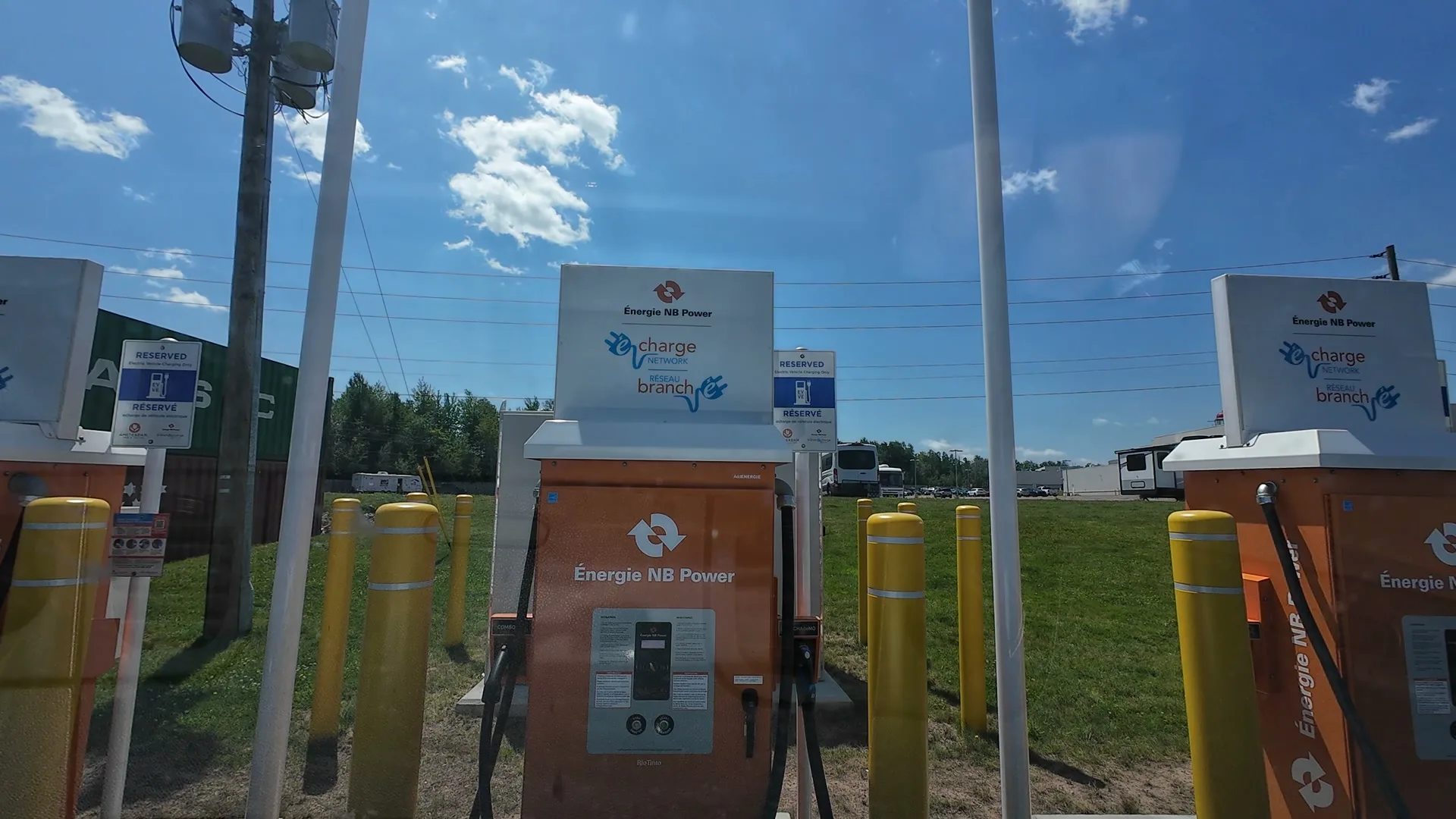Bornes de recharge rapide d'Énergie NB Power sur la route vers l'Île-du-Prince-Édouard